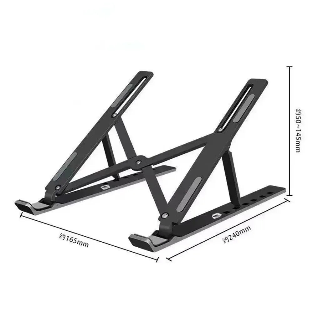 WFoldable Laptop Stand Adjustable Portable Notebook Bracket Support Base ABS Holder For Macbook Air Pro Accessories Convenient