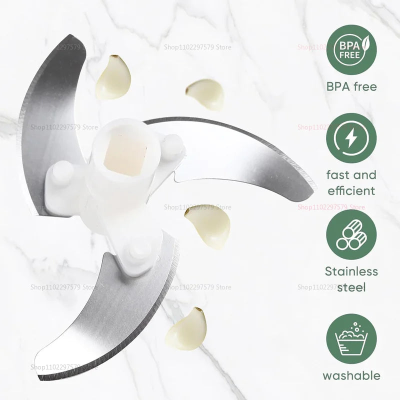 Manual Garlic Chopper Meat Mincer Hand Pull Press Crusher Multifunctional Vegetable Chili Onion Cutter Kitchen Accessories