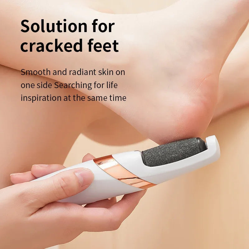Electric Foot Callus Remover for Feet - Foot Scrubber for Dead Skin - Rechargeable Pedicure Tool - Electronic Foot Filer Callus Remover - Feet Care for Removes Dry Hard and Dead Skin Ideal Gift