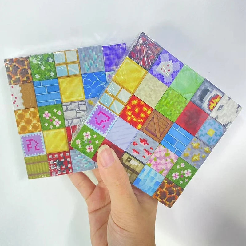 500pcs DIY Magnetics Building Blocks Mini World Magnetic World Kids DIY Model Building Blocks Puzzle Blocks For Children's TOYS